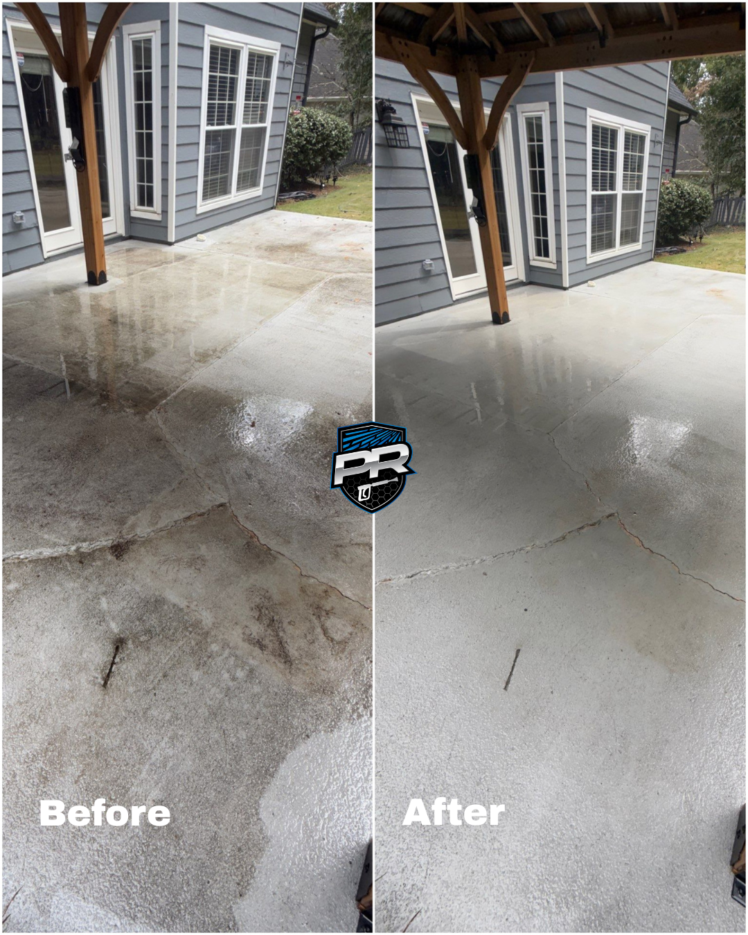 Patio Cleaning Project – Alpharetta, GA
